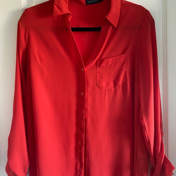 Rich Orange Limited Blouse {Re-Posh} - Picture 1 of 3